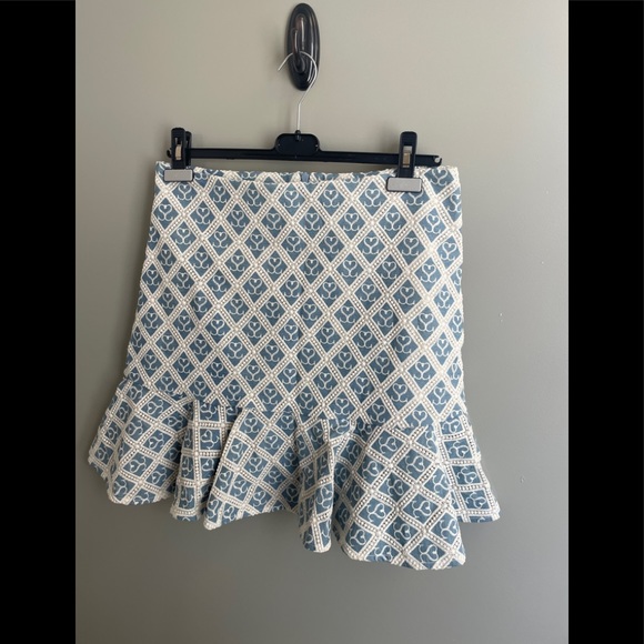 Mafalda Monogram Flared Skirt - Picture 4 of 8